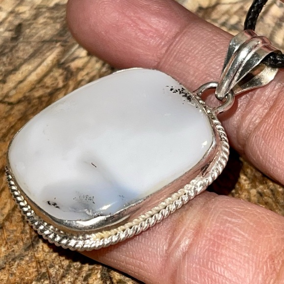 Stone of Plentitude Dendritic Pendant 1 7/8” - Picture 3 of 9